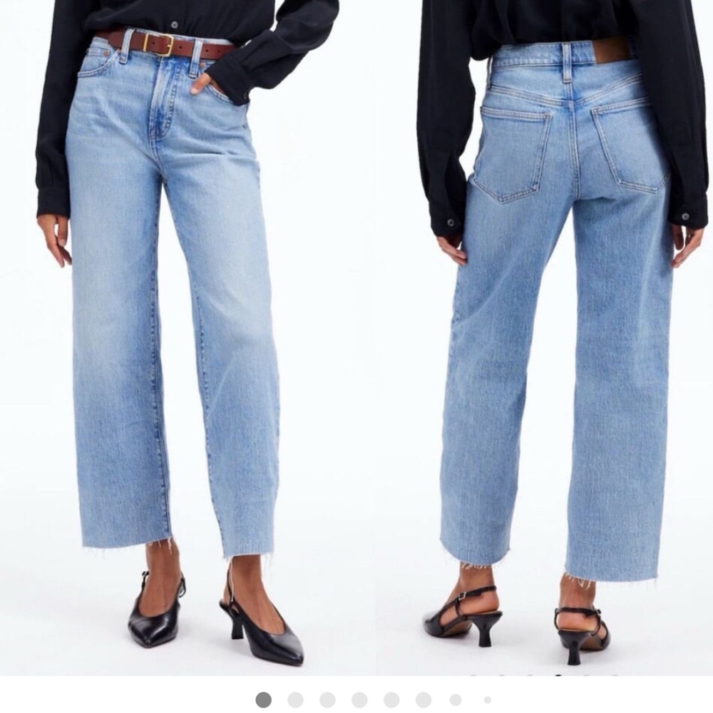 Madewell The Perfect Vintage Wide-Leg Crop Jean